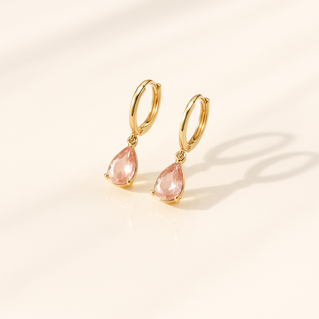 Aurielle Blush Pink Earrings