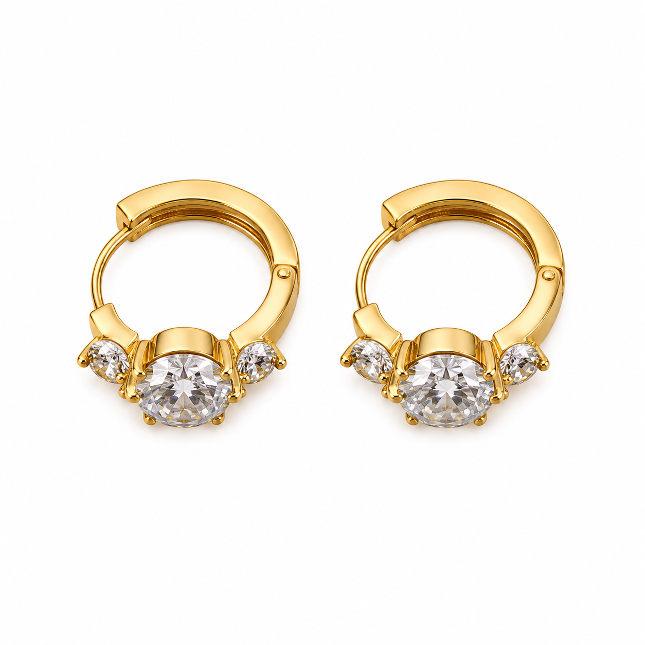 Layali Crystal Hoops