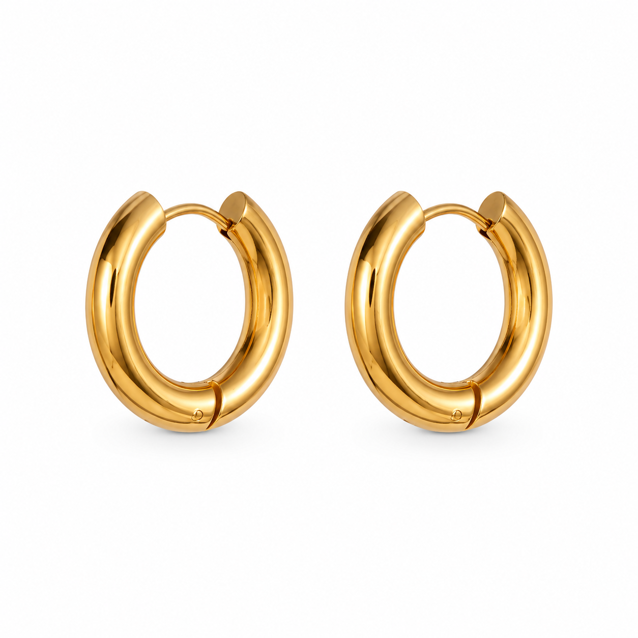 Classic Gold Hoops