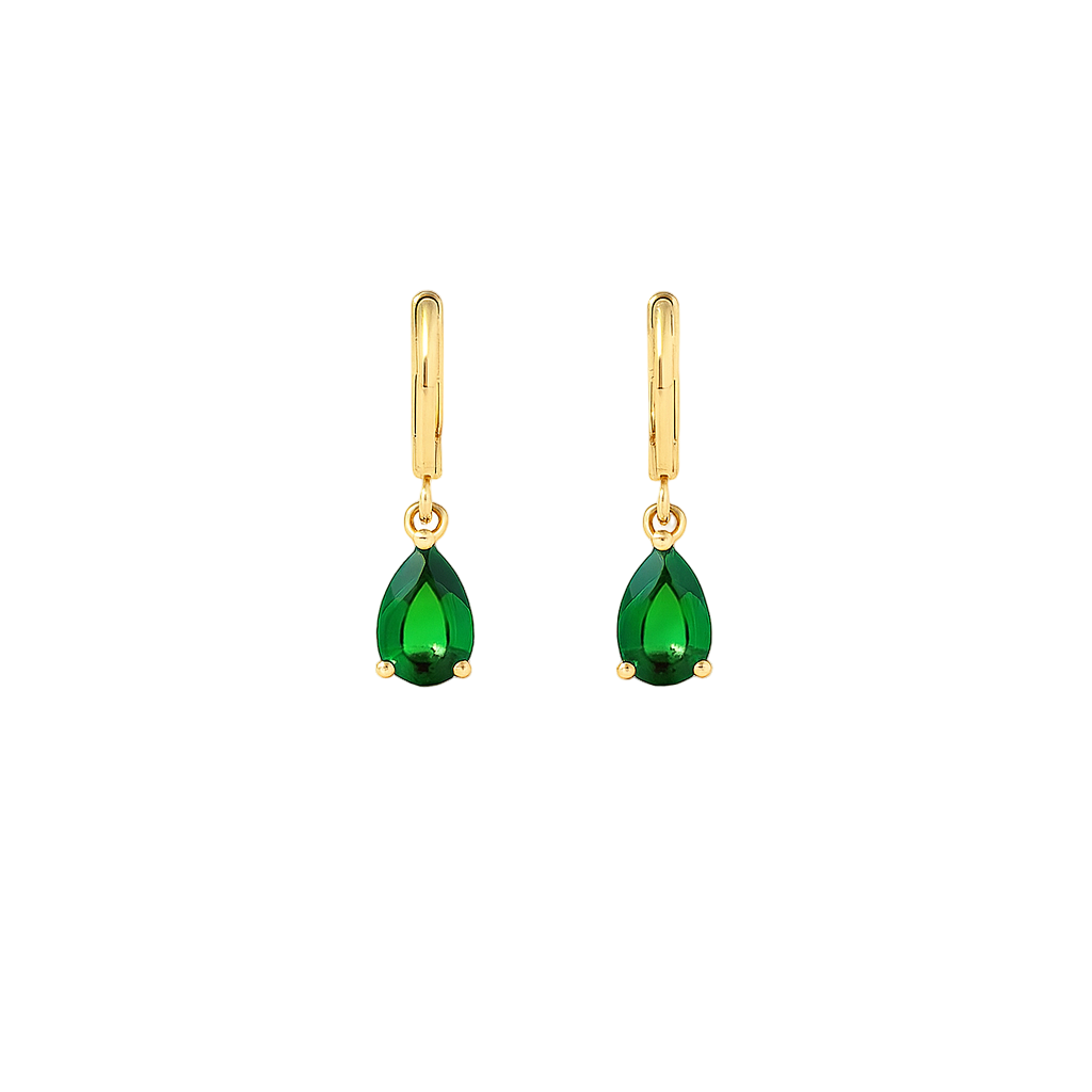 Aurielle Emerald Green Earrings