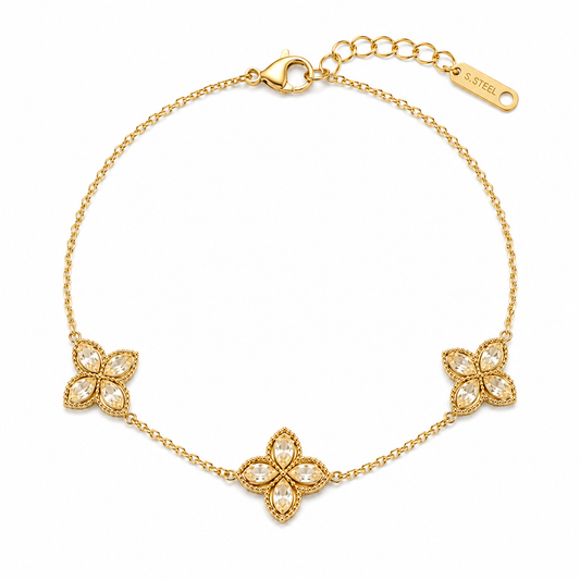 Golden Clover Bracelet