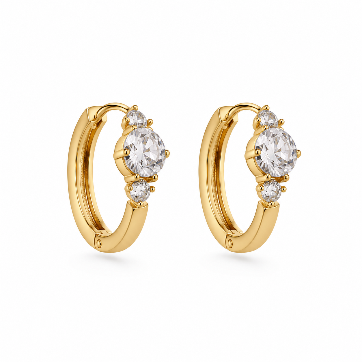 Layali Crystal Hoops